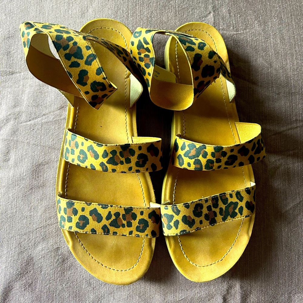 Leopard Cushionaire Sandals
